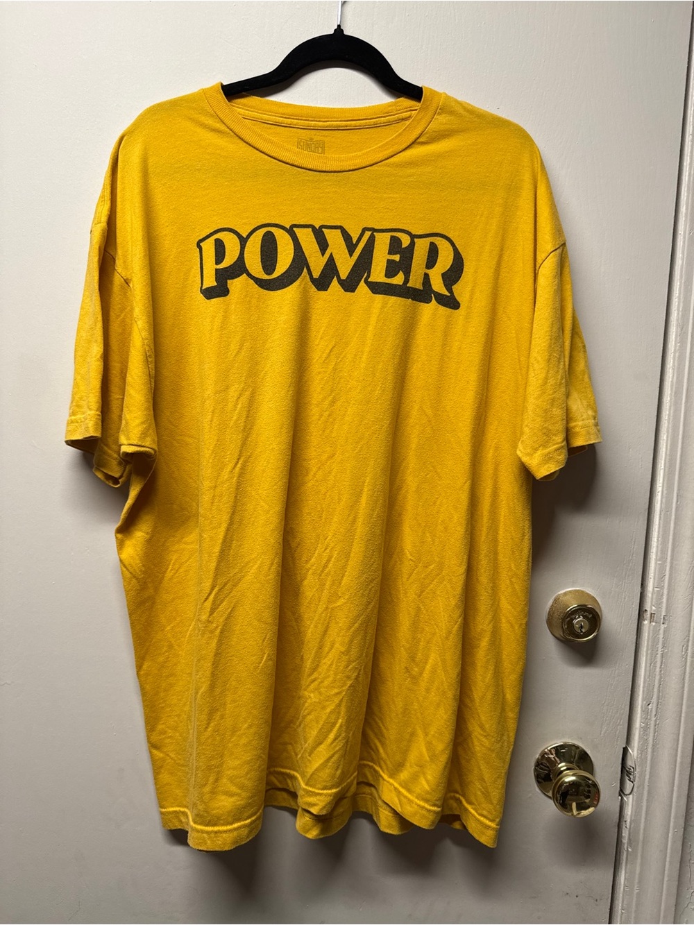 POWER Graphic Short Sleeve Tee - Yellow